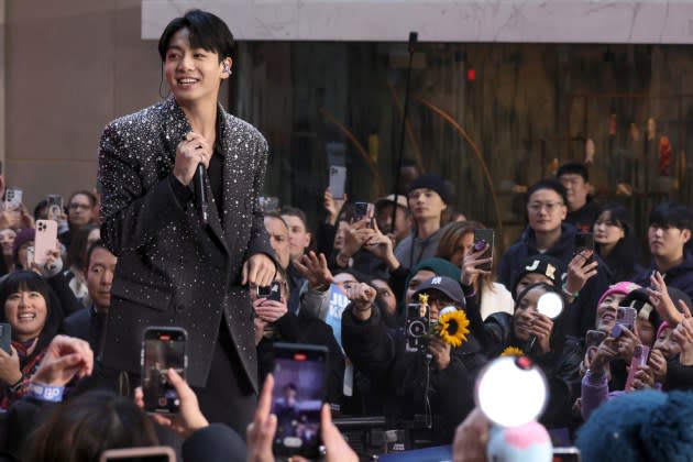 Jungkook Performs On NBC's "Today" - Credit: Michael Loccisano/Getty Images