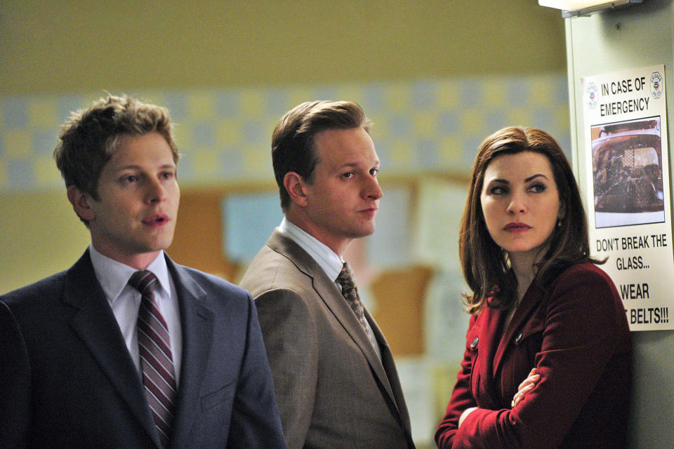 Julianna Margulies, Josh Charles and Matt Czuchry, 2011