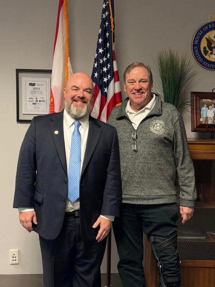 Leon County Commissioner Brian Welch and Congressman Neal Dunn held a meeting in January to discuss the ongoing issues with USPS in Tallahassee.