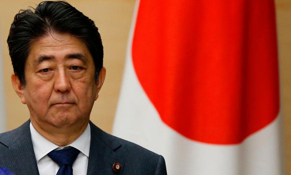 Japanese Prime Minister Shinzo Abe has become embroiled in a number of domestic political scandals.