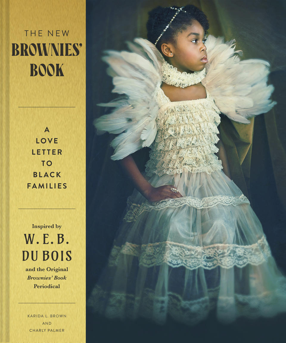 This cover image released by Chronicle Books shows “The New Brownies’ Book: A Love Letter to Black Families,” by Karida L. Brown and Charly Palmer. (Chronicle Books via AP)