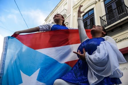 Protests calling for the resignation of Governor Ricardo Rossello in San Juan