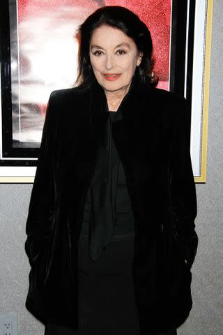 <p>Laura Cavanaugh/Getty</p> Anouk Aimée in 2012.