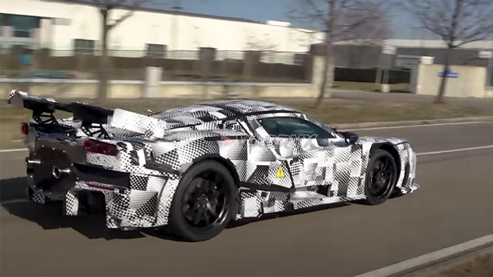 Ferrari's new supercar prototype was recently spotted on public roads for the first time