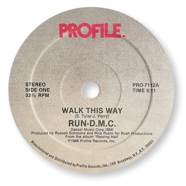"Walk This Way" 12" single by Run D.M.C. and Aerosmith
