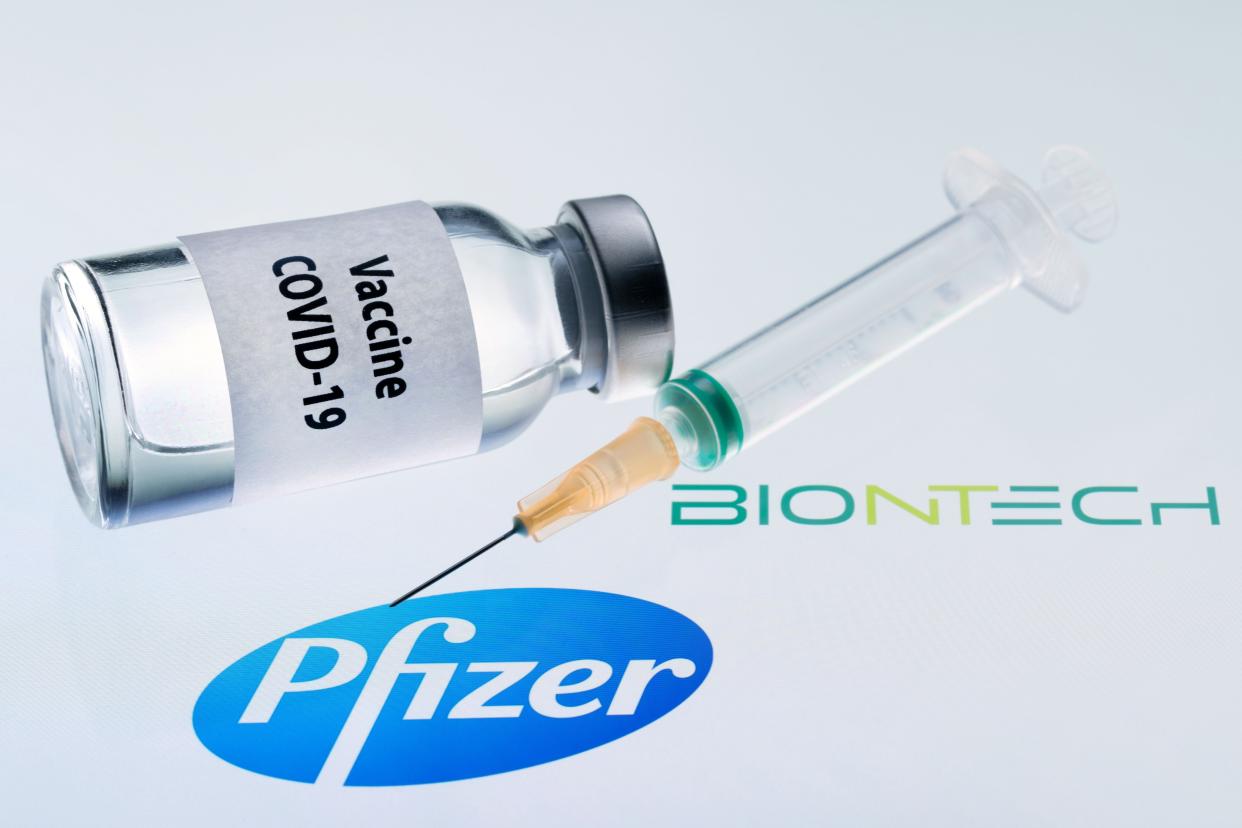 <p>The Pfizer jab was approved for use in Britain this week</p> (AFP/Getty)