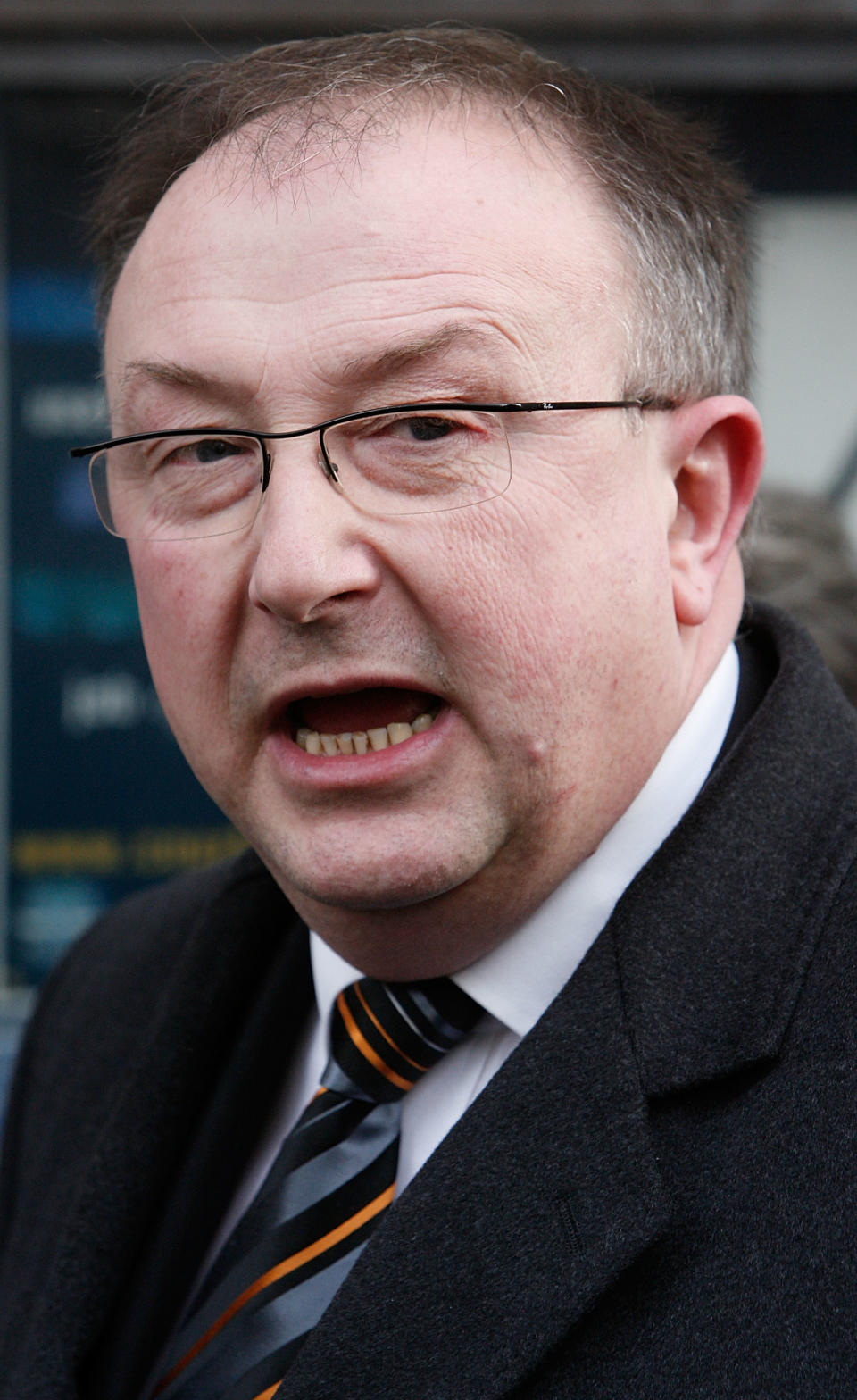 LONDON - FEBRUARY 25:  DCI Colin Sutton speaks to the press outside the Old Bailey on February 25, 2008 in London, England. Former bouncer Levi Bellfield (39), of west London, was found guilty of the murder of Amelie Delagrange (22), Marsha McDonnell (19) and the attempted murder of Kate Sheedy (aged 18 at the time of the attack) carried out between 2001 and 2004, and is due to be sentenced tomorrow.  (Photo by Cate Gillon/Getty Images)