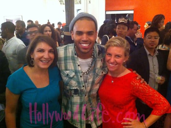 Chris Brown’s NYC Art Show — PICS