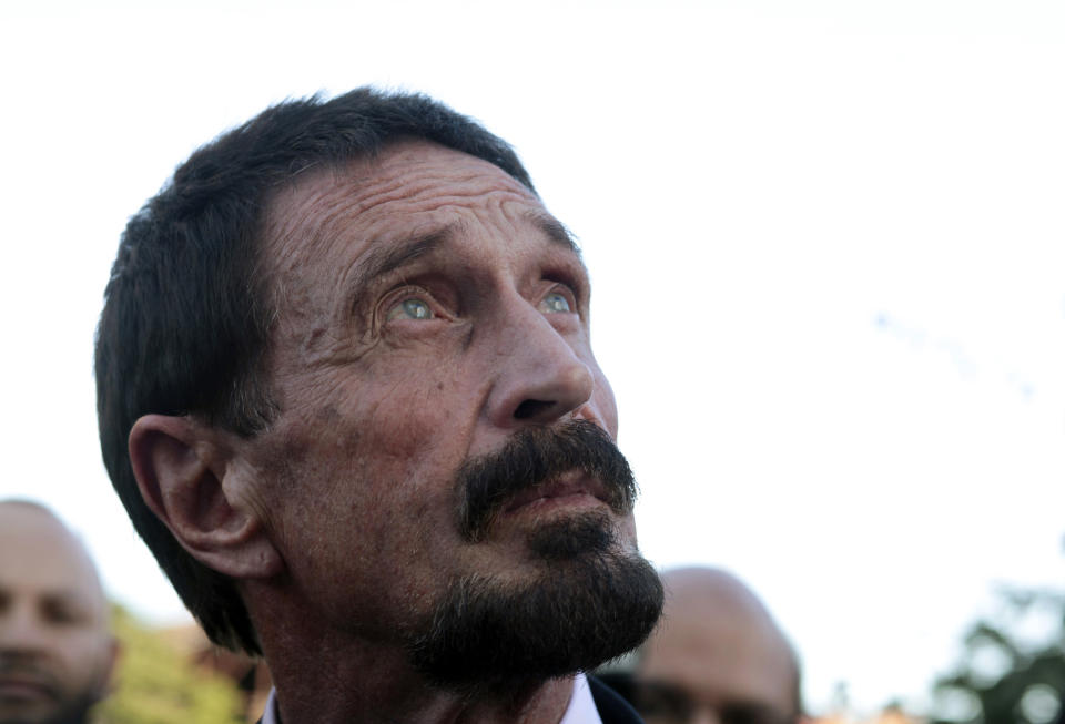 John McAfee en Guatemala en 2012. Foto: REUTERS/William Gularte. 