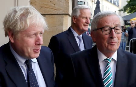 British Prime Minister Boris Johnson meets with European Commission President Jean-Claude Juncker in Luxembourg