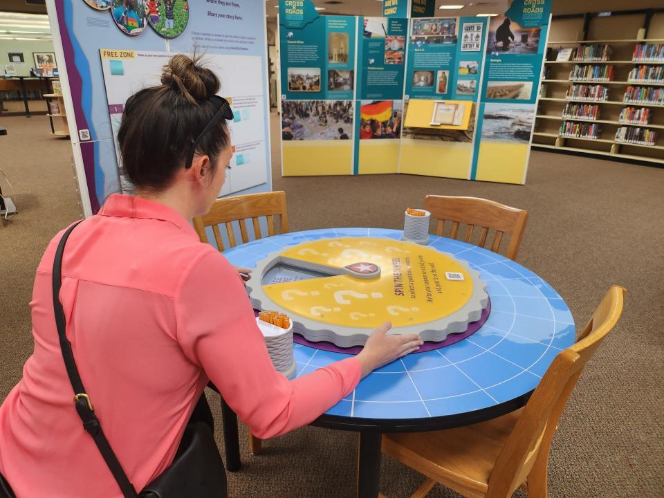 The downtown location of the Amarillo Public Library explores migration with an interactive traveling exhibit, "World on the Move," which is free and open to the public. The exhibit is available for viewing now until June 16.