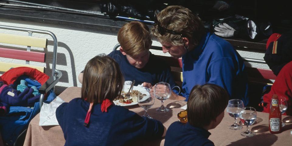 William and Harry used to be all about fast food.