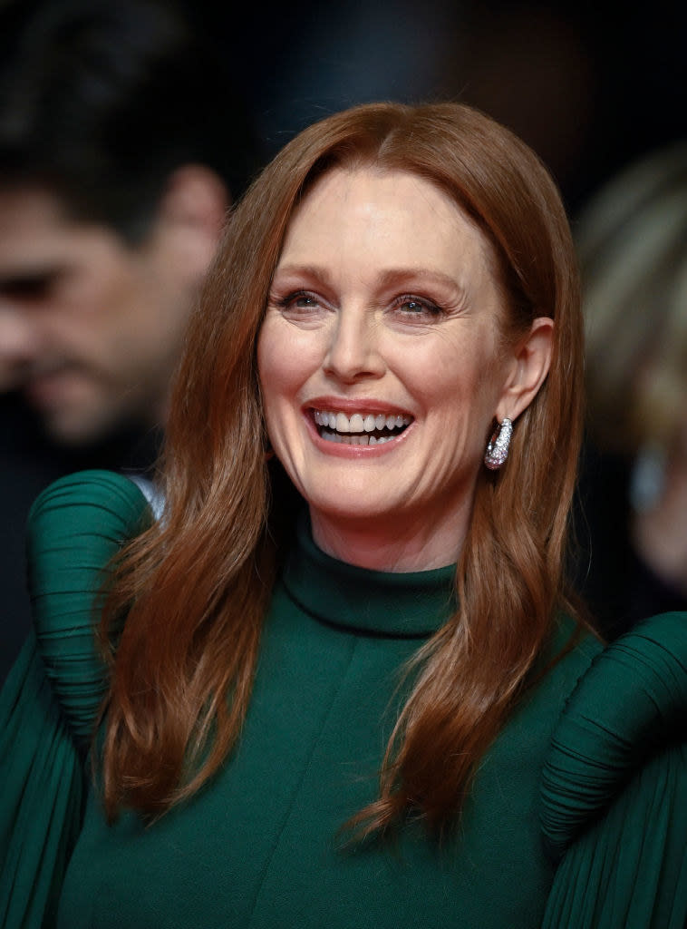 Close-up of Julianne smiling