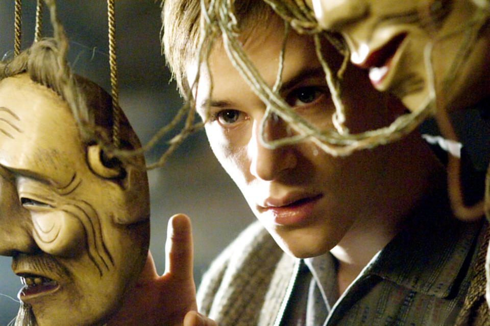 Gaspard Ulliel with an old mask