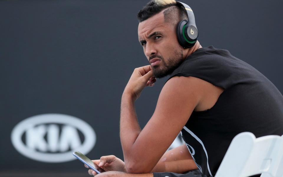 Nick Kyrgios - Nick Kyrgios reveals he checked himself into psychiatric ward after Wimbledon defeat - Getty Images/Wayne Taylor