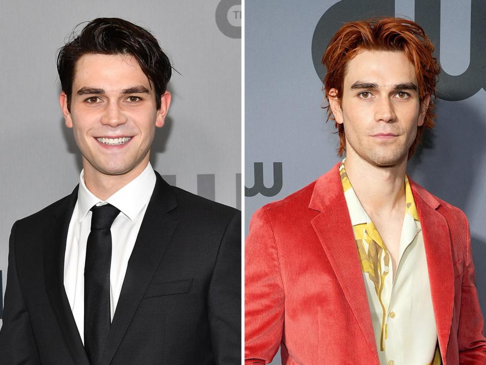 KJ Apa in 2018 and 2022