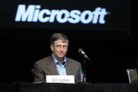 Microsoft Chairman Bill Gates attends the Microsoft Shareholders meeting at Meydenbauer Center in Bellevue, Washington in this November 15, 2011 file photo. REUTERS/Anthony Bolante/Files
