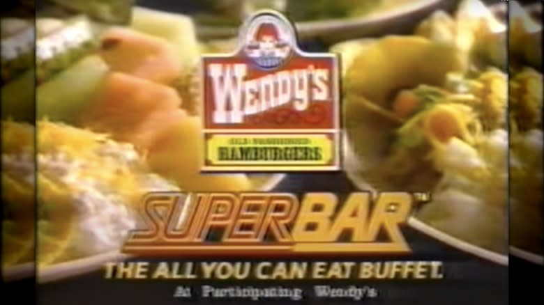 Wendy's SuperBar buffet