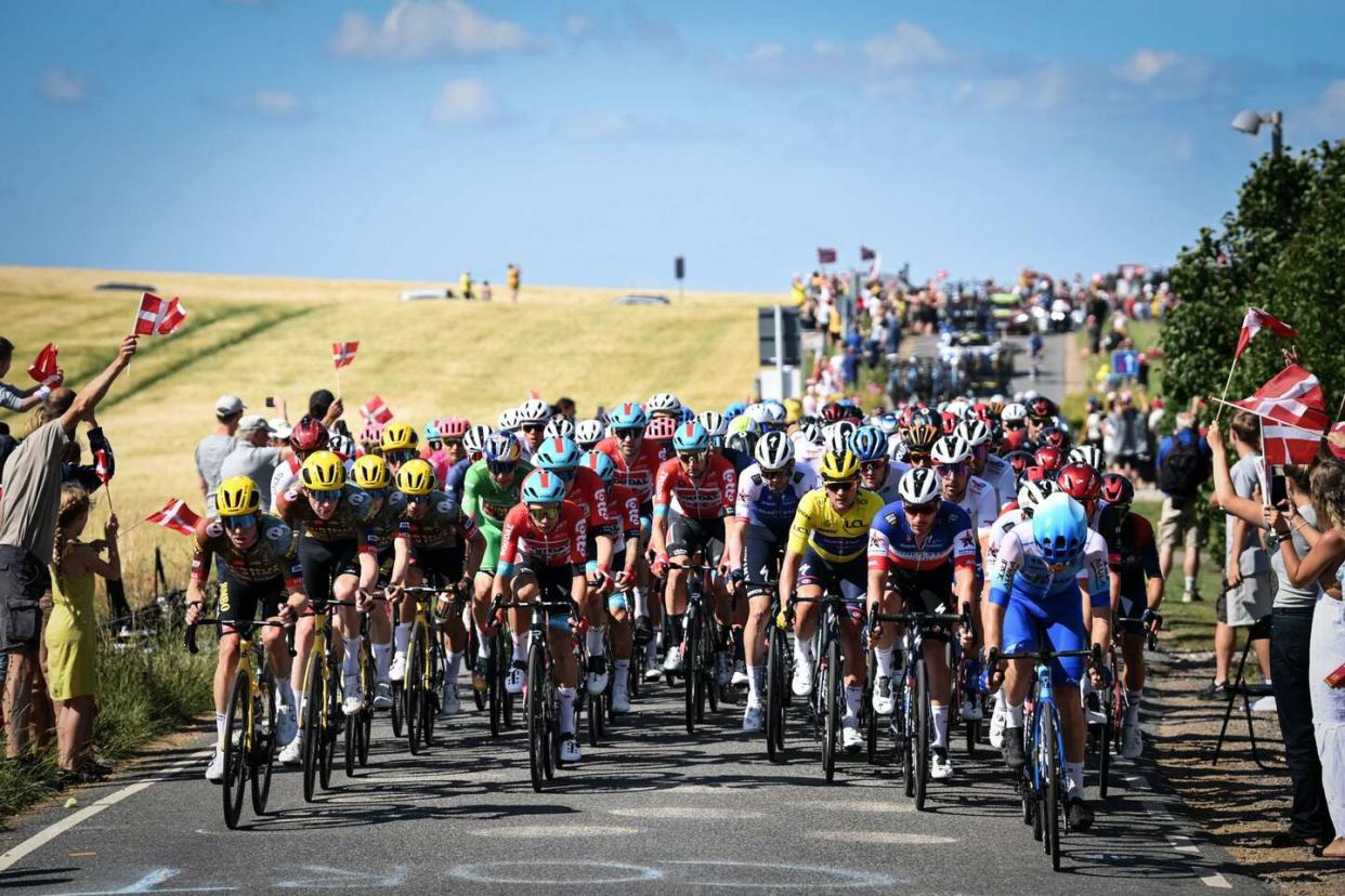 En 2022, le Tour de France était parti du Danemark. Ces dernières années, les départs de l'étranger se sont multipliés.  - Credit:SIPA