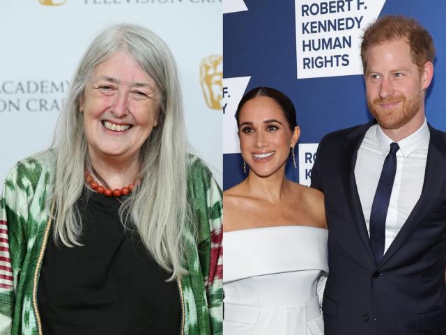 Mary Beard says Harry and Meghan are 'going too far