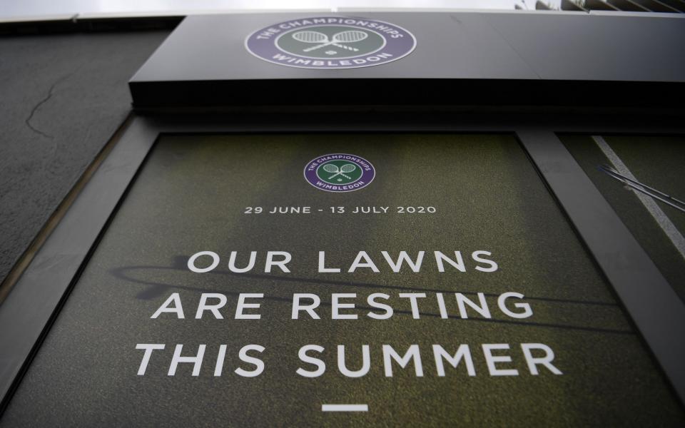 Wimbledon was cancelled for the first time since the Second World War  - SHUTTERSTOCK