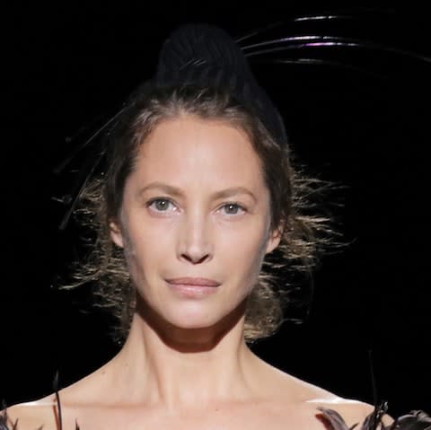 At Marc Jacobs, make-up was kept minimal - Credit: Thomas Concordia/&nbsp;WireImage