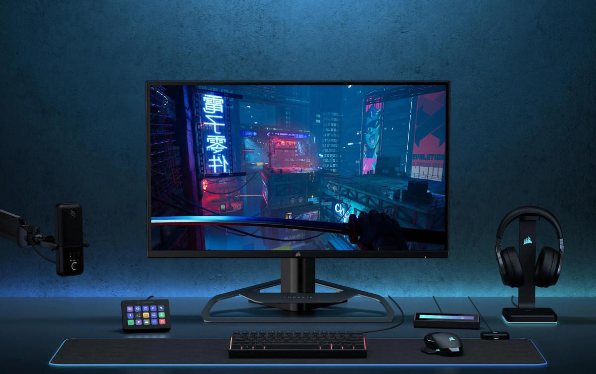 El primer monitor gaming de Corsair llega con una pantalla QHD de