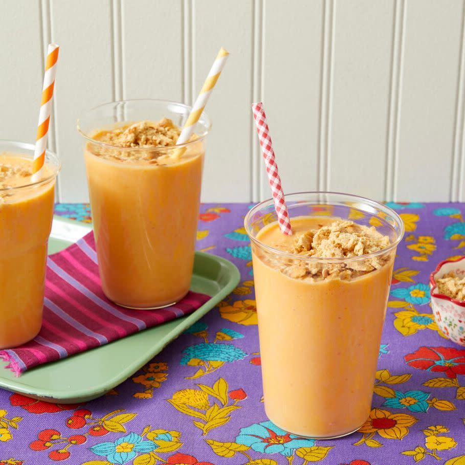 healthy snacks for kids pumpkin smoothie