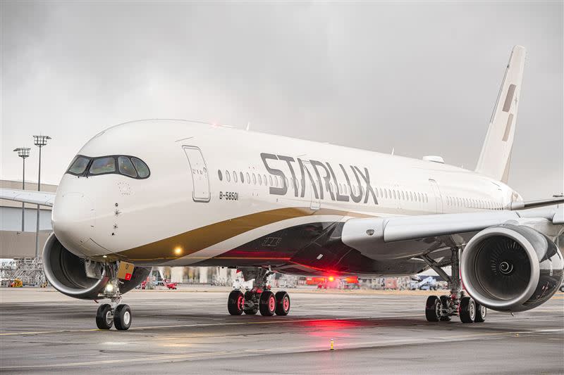 星宇航空台北到洛杉磯航線以全新Airbus廣體客機A350執飛。（圖／星宇航空提供）