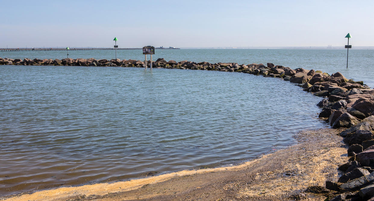 Three Shells Lagoon in Southend-on-Sea in Essex. (Getty Images)
