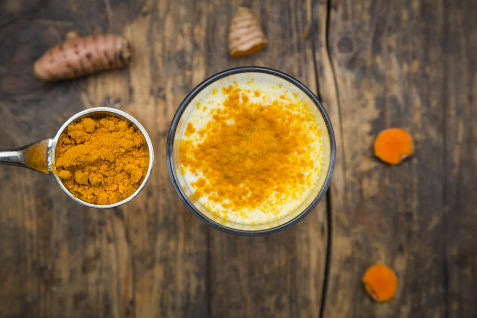 Turmeric aids digestion: This is probably the main reason why turmeric is mainly used as a culinary spice. Turmeric helps in increasing the secretion of digestive juices and bile secretions by the gall bladder. Mixing ½ teaspoon of turmeric powder with one teaspoon of honey and consuming this mixture is one of the conventional ways to help relieve gas and bloating.