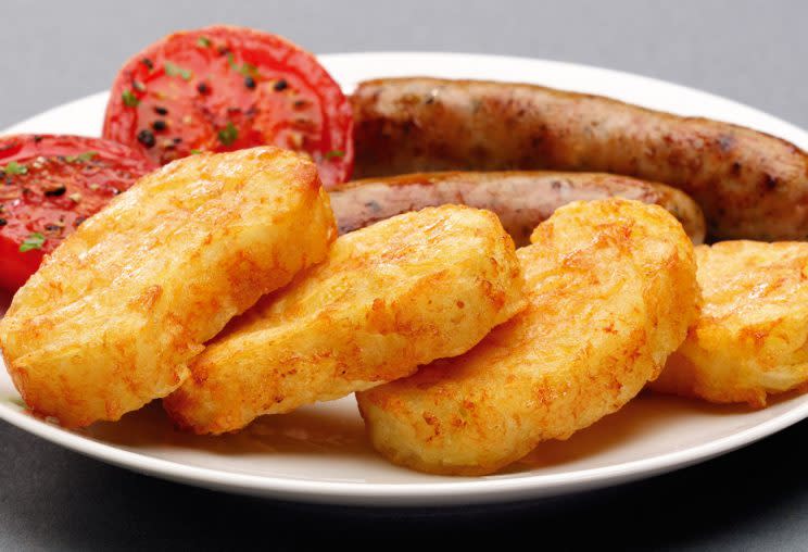 Hash browns — without golf balls