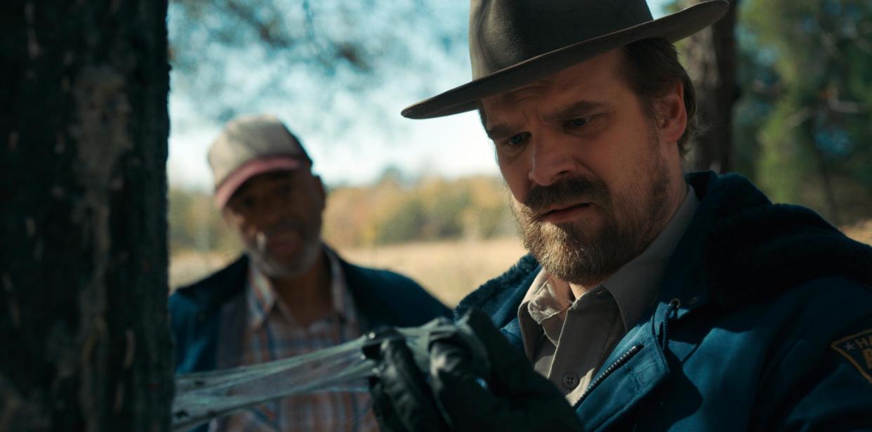 David Harbour in 'Stranger Things 2': Netflix