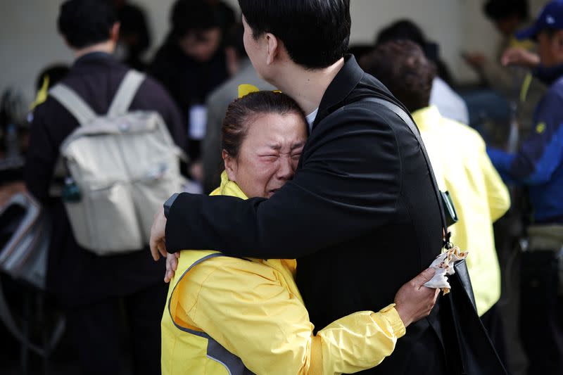 South Koreans mark the 10th anniversary of the sunken Sewol ferry that killed 304 people, mostly school students