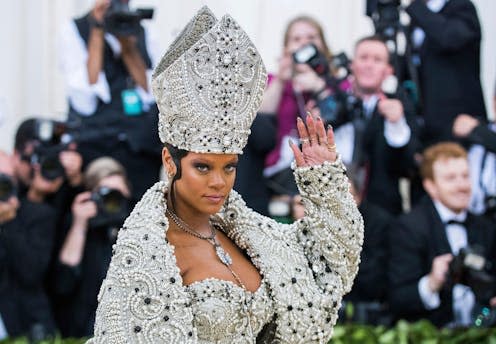 <span class="attribution"><a class="link " href="https://www.alamy.com/file-rihanna-attends-the-metropolitan-museum-of-arts-costume-institute-benefit-gala-celebrating-the-opening-of-the-heavenly-bodies-fashion-and-the-catholic-imagination-exhibition-on-may-7-2018-in-new-york-photo-by-charles-sykesinvisionap-file-image506273905.html?imageid=7A3E9107-1A5F-4E4E-A5A8-4906BA7BCB66&p=2011301&pn=1&searchId=6ed5f2d78b7cfbb603a553a5d25ae441&searchtype=0" rel="nofollow noopener" target="_blank" data-ylk="slk:Associated Press / Alamy Stock Photo;elm:context_link;itc:0;sec:content-canvas">Associated Press / Alamy Stock Photo</a></span>