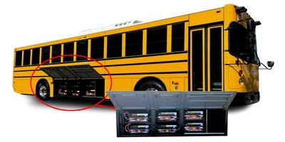 The GreenPower Mega BEAST has the longest range and biggest battery pack in the school bus market.