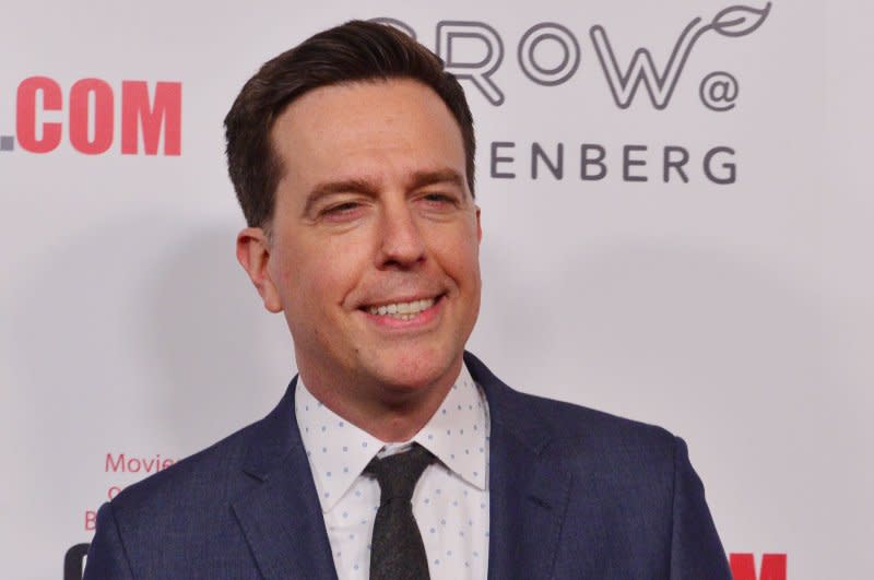 Ed Helms attends the American Cinematheque Awards in 2018. File Photo by Jim Ruymen/UPI