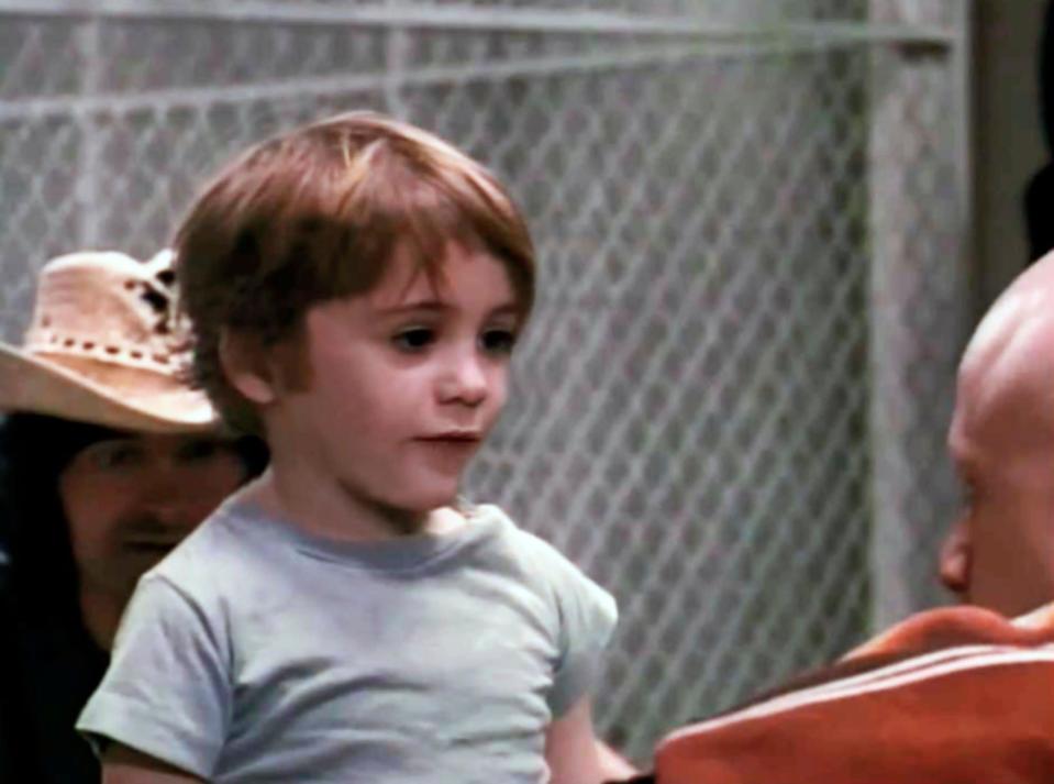 Robert Downey Jr aged five in his father’s film, Pound - Alamy