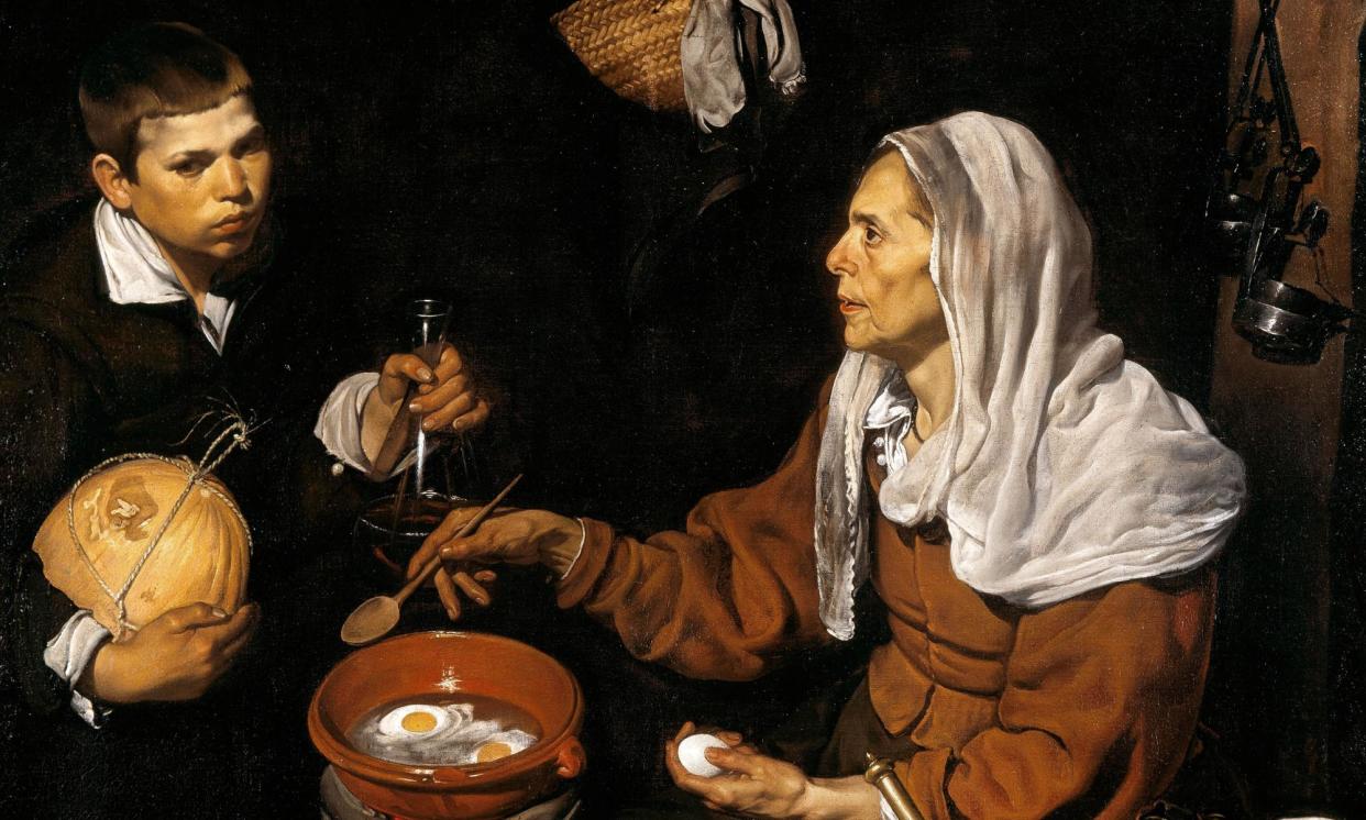 <span>‘It’s extremely difficult to “make” a person see anything,’ writes Eleanor Gordon-Smith. Painting: An Old Woman Cooking Eggs (1618) by Diego Rodríguez de Silva y Velázquez.</span><span>Illustration: Alamy</span>