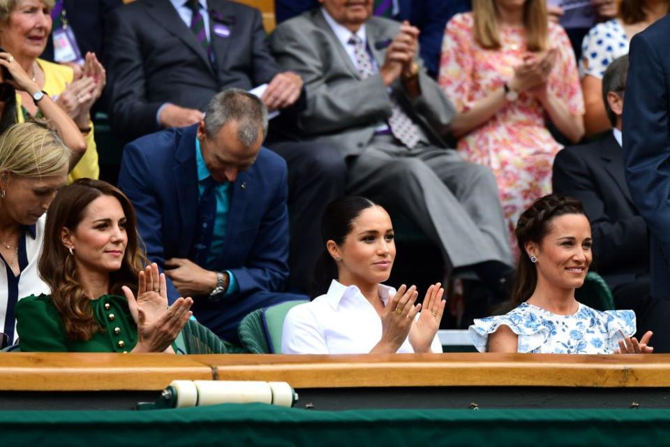 Meghan markle kate middleton wimbledon 2019