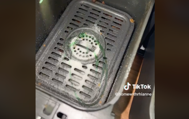 TikToker shares air fryer cleaning hack