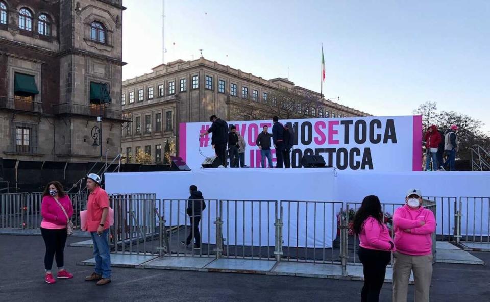 Protesta por el INE en México 