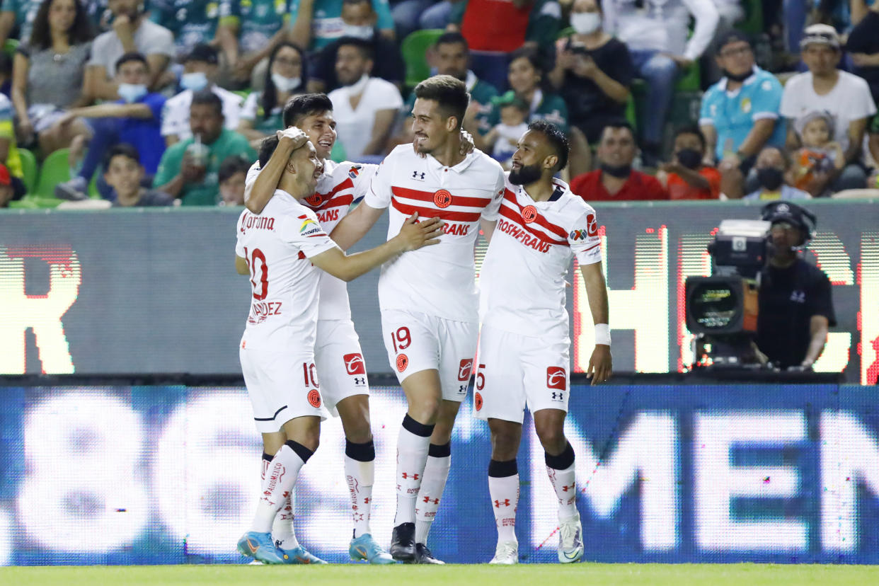 Toluca empató ayer con León en el último partido del torneo. (Leopoldo Smith/Getty Images)