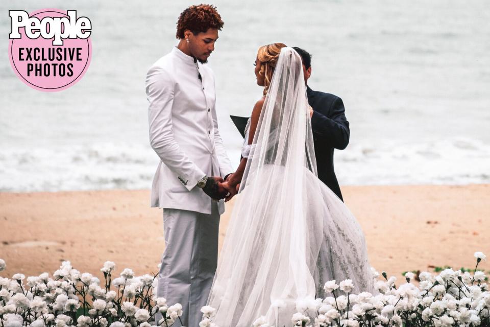 NBA star Kelly Oubre Jr wedding photos exclusive