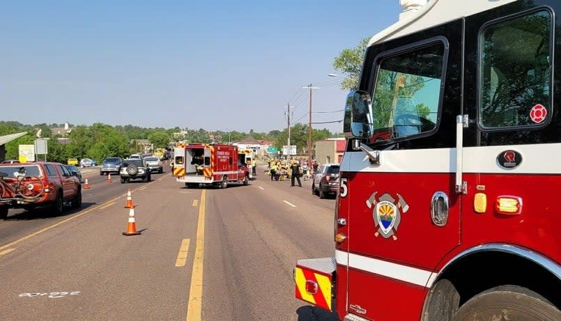 Arizona police shoot motorist who drove truck into bike race participants (Show Low Police Department)