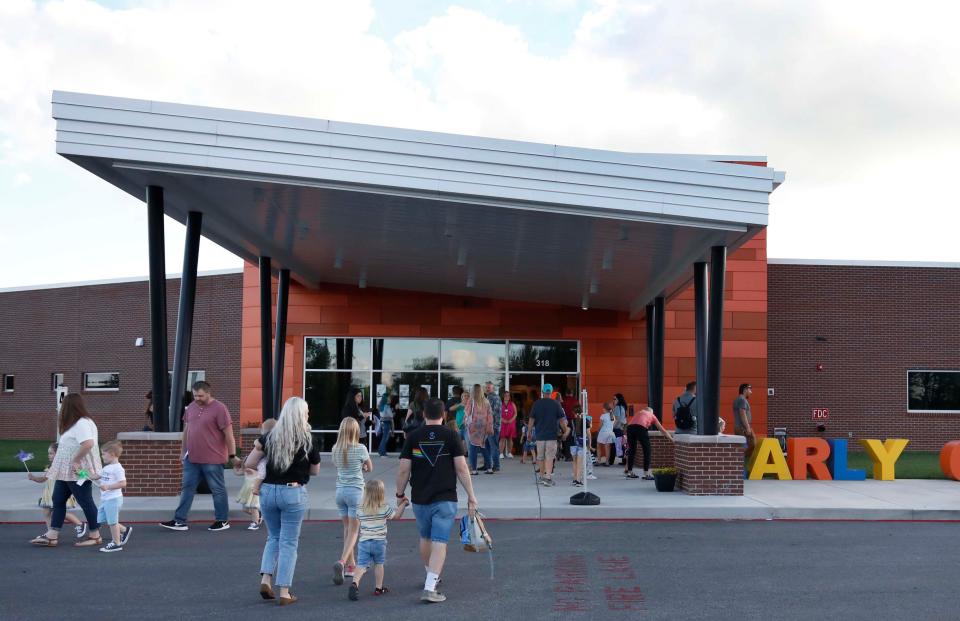 Open House evening at the new Early Childhood center in Republic on August 15, 2023.