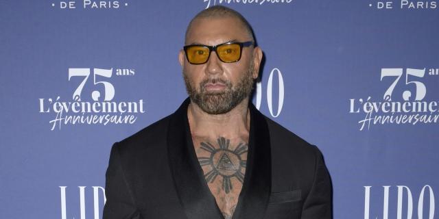 Dave Bautista wants to put the watch back on and stop having the first  tattoo on his back. - Daily Times