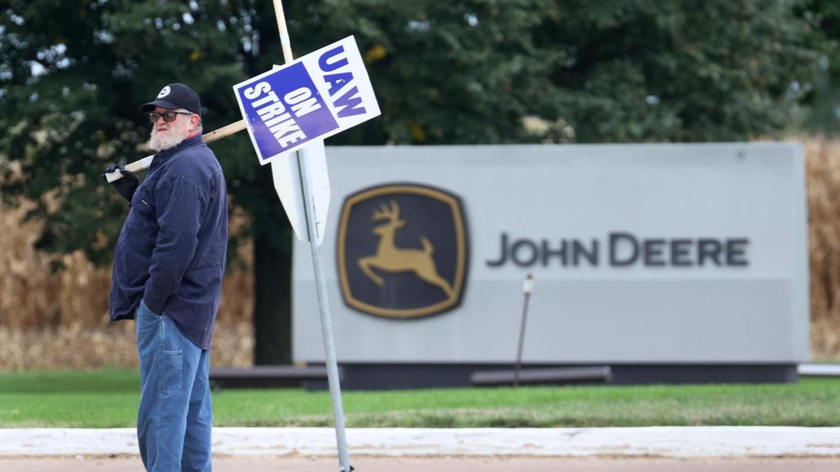 John Deere shares rise as workers strike ends, 'landmark deal' struck