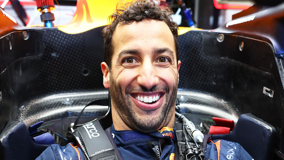 Pictured here, Aussie F1 driver Daniel Ricciardo.