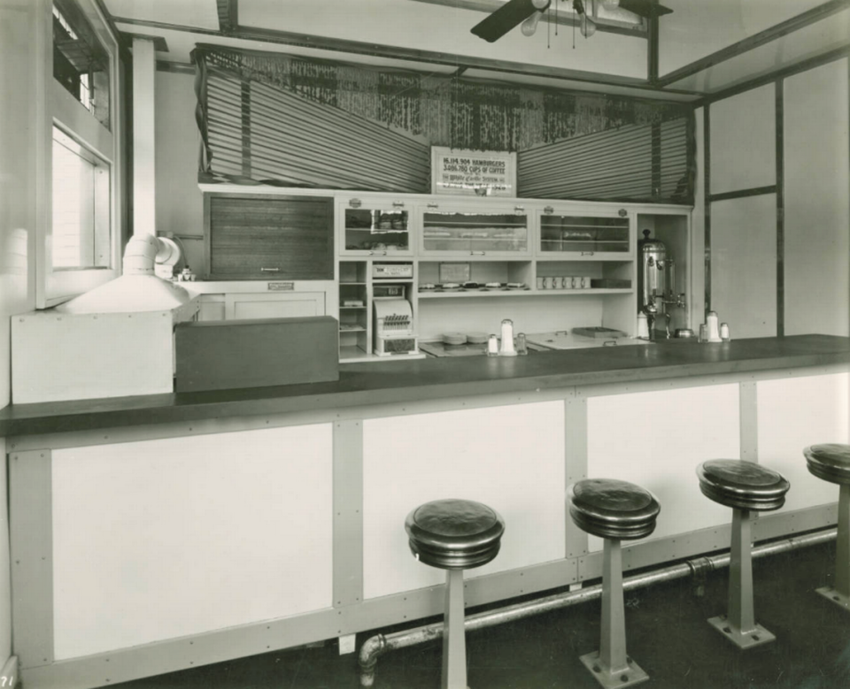 First Kansas City White Castle at 19th and Main, ca. 1924. 